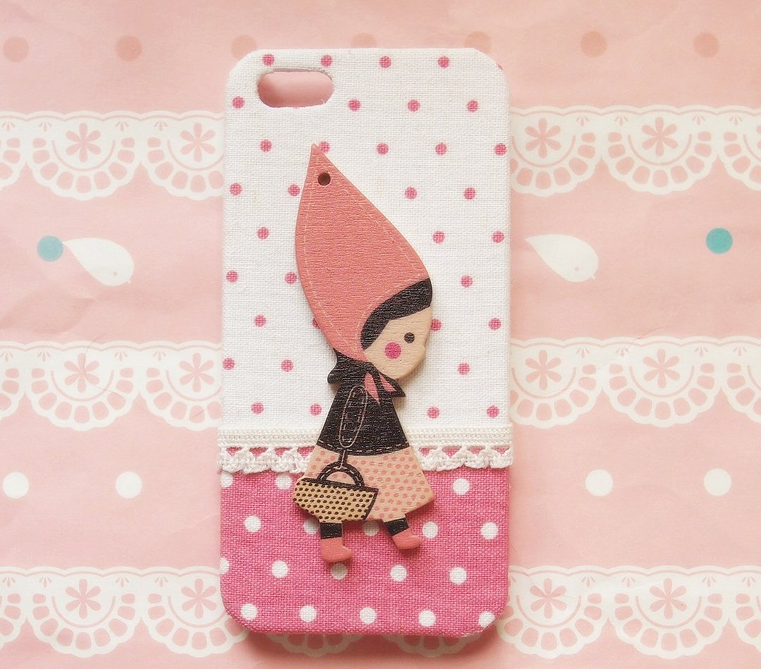 生日礼物 波点小粉帽 保护壳 手机壳 Samsung Galaxy S7 S6S5 S4 S3 S2 Note 5 Note 4 Note 3 Note 2 - 手机壳/手机套 - 其他材质 粉红色