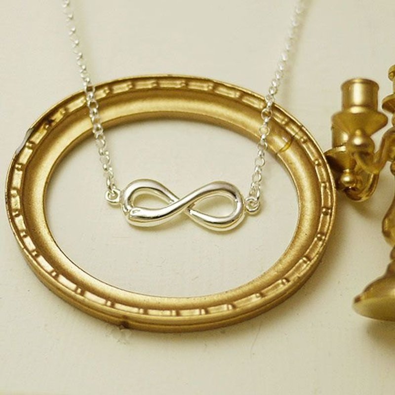 Georgia Tsao //蛇年限定-小龙无限纯银项炼 - 项链 - 其他金属 灰色