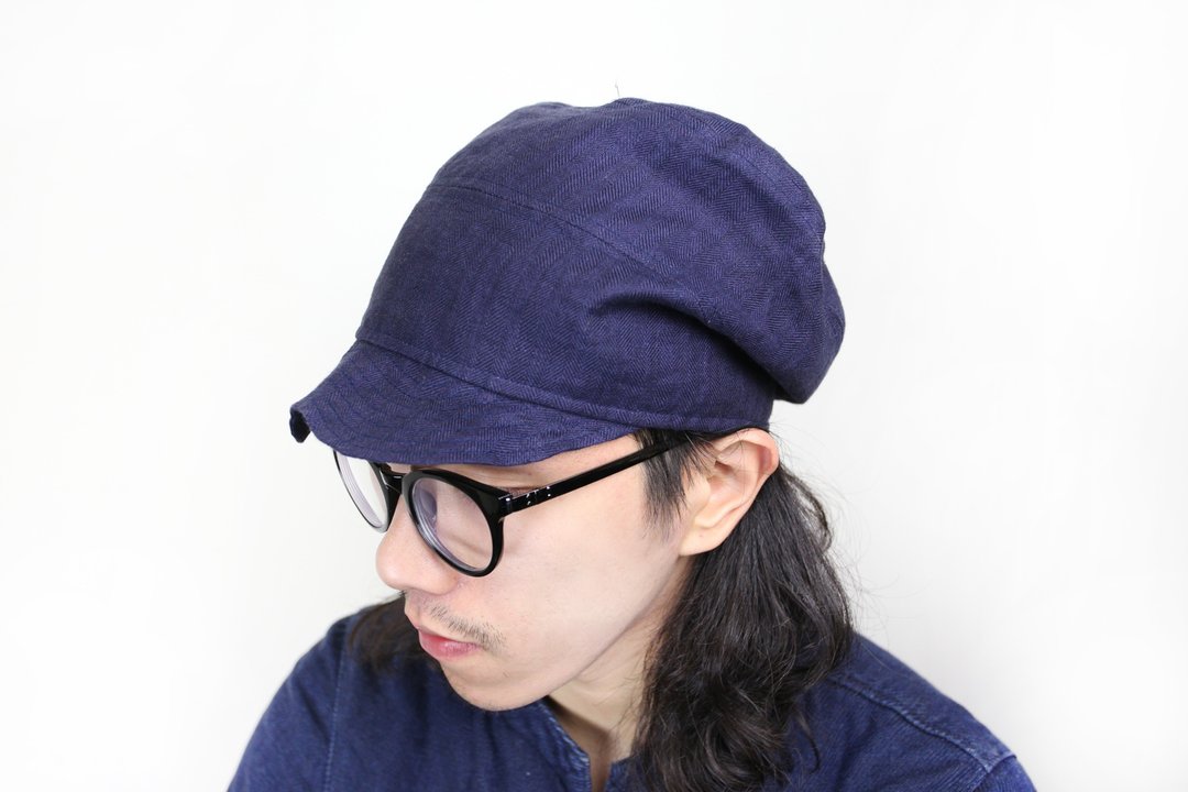 Omake改良版军帽 - 帽子 - 其他材质 蓝色