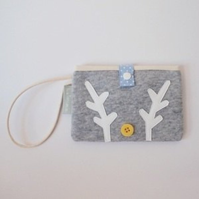 hairmo。红苹果横式手机包-灰 - 其他 - 其他材质 灰色