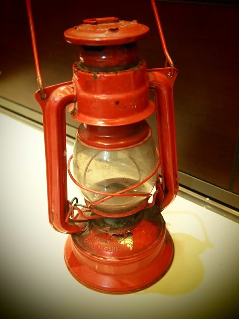 捷克制老红色油灯 - 其他 - 其他材质 红色