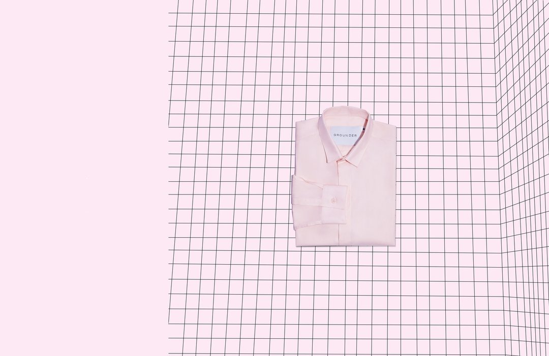 Pink cotton shirt - 男装衬衫 - 其他材质 粉红色