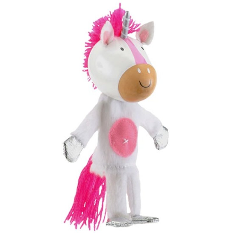 【英国Fiesta动动手+玩创意】粉红小马 创意手指玩偶 - 玩具/玩偶 - 木头 白色