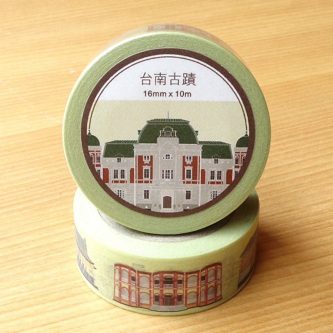 老屋颜 – 台南古迹纸胶带 - 纸胶带 - 纸 黄色
