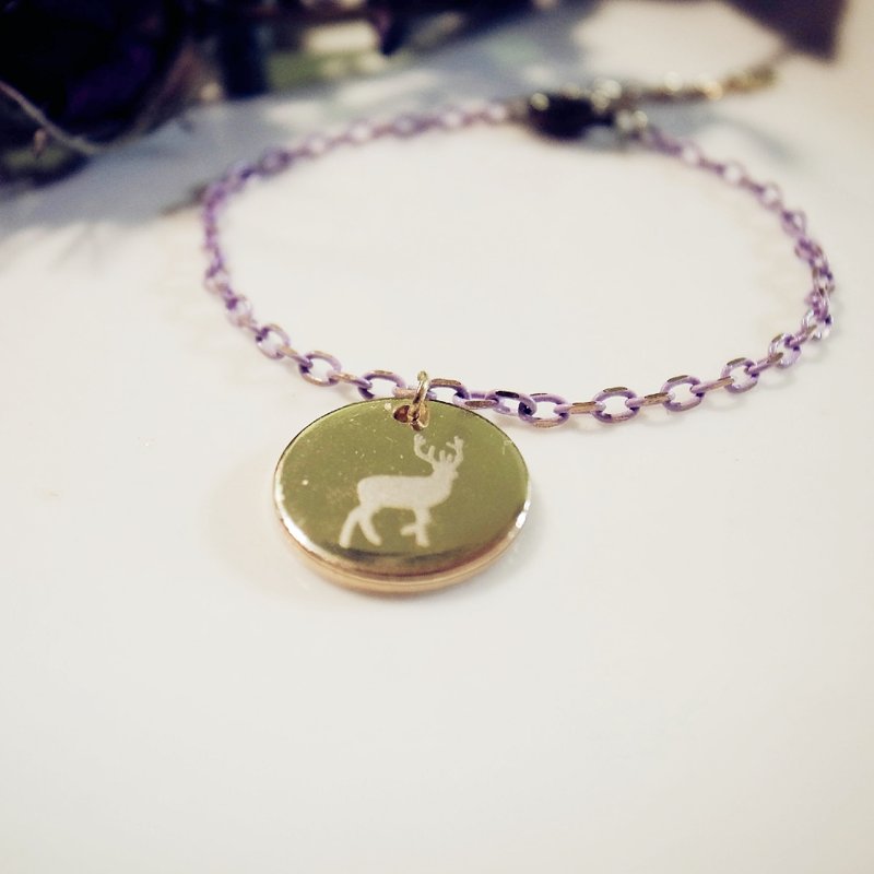 [Indigo] 春日公鹿手链  - 手链/手环 - 其他材质 紫色