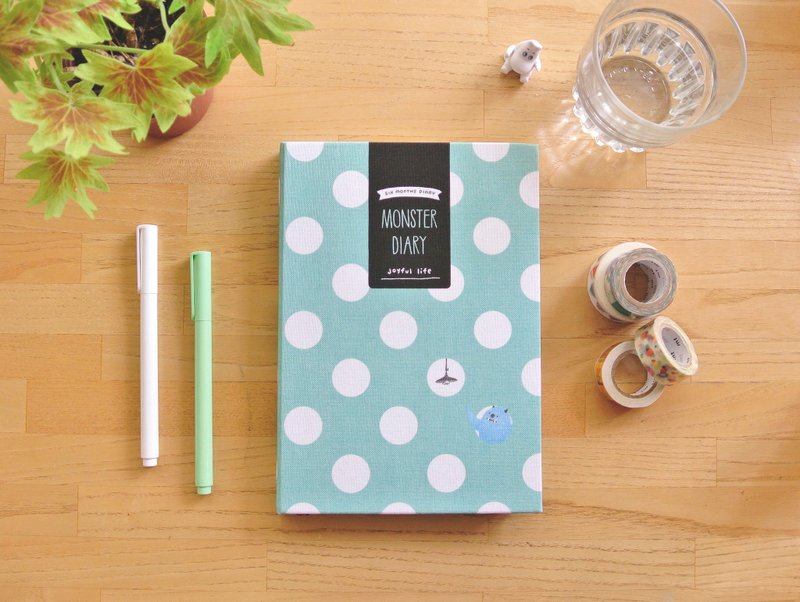 Monster Diary小怪兽半年志 v.2 [圆点] ▲绝版品▲ - 笔记本/手帐 - 其他材质 