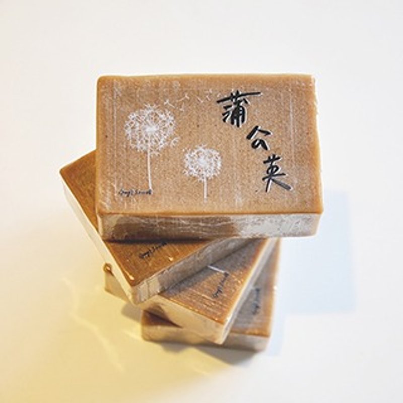 宫之秘 蒲公英洁颜皂 | Gong's Dandelion Soap 120g 珍贵天然中草药手作皂 (蒲公英 金银花 甘草 龙胆草) - 肥皂/手工皂 - 植物．花 