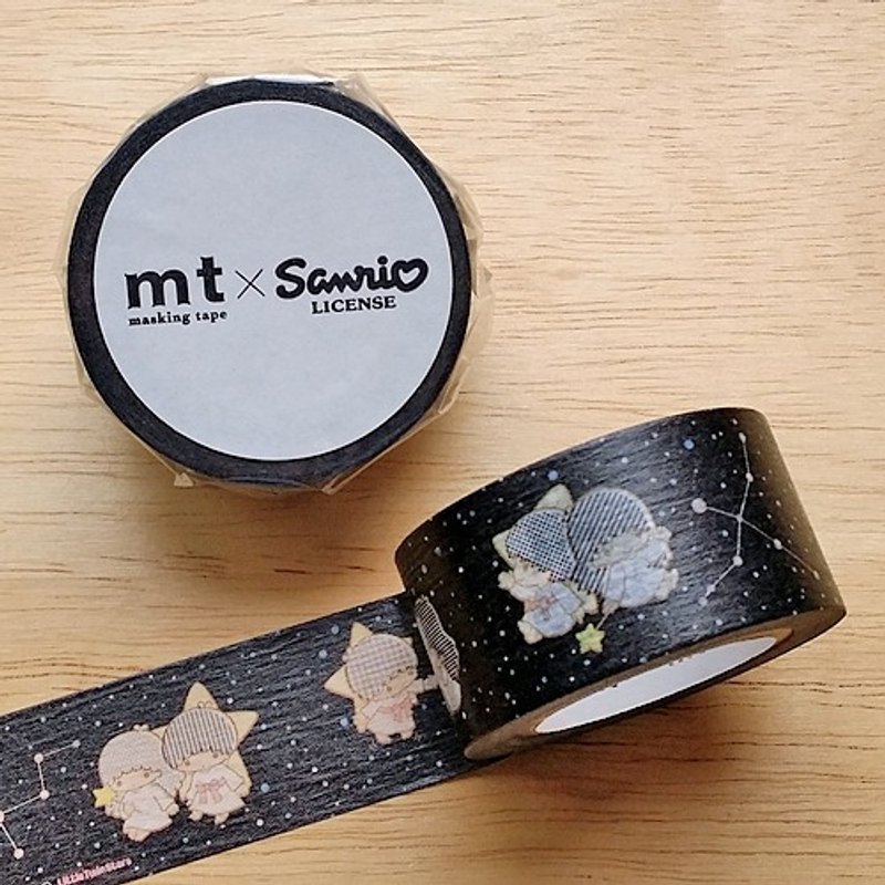 mt 和纸胶带 mt x Sanrio【星座(MTSARI05)】 - 纸胶带 - 纸 黑色
