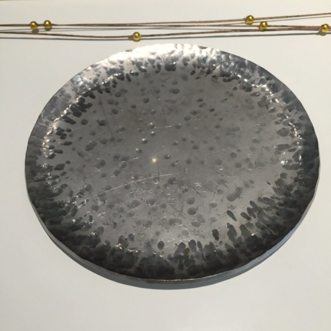 金工 手作杯垫 大 - 浅碟/小碟子 - 其他金属 灰色