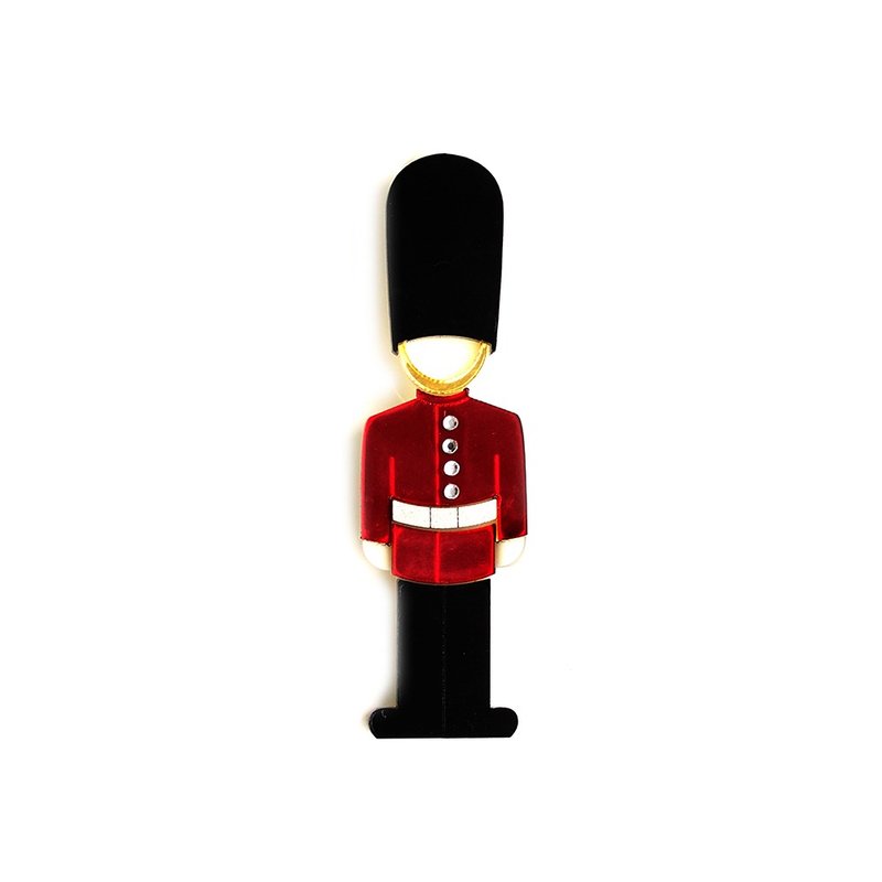 英国士兵胸针 - 胸针 - 塑料 多色