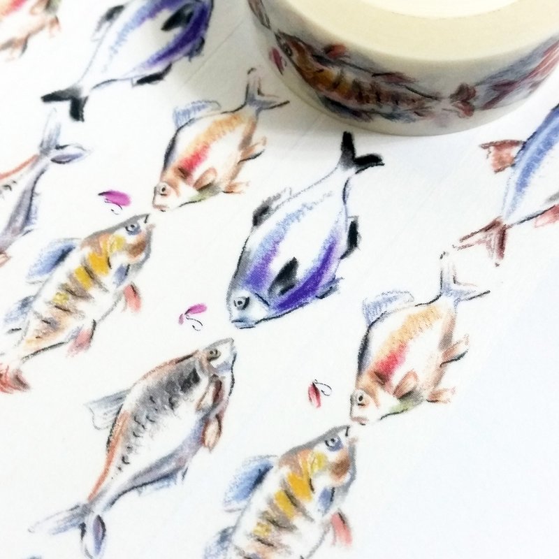 纸胶带 年年有鱼 - 纸胶带 - 纸 