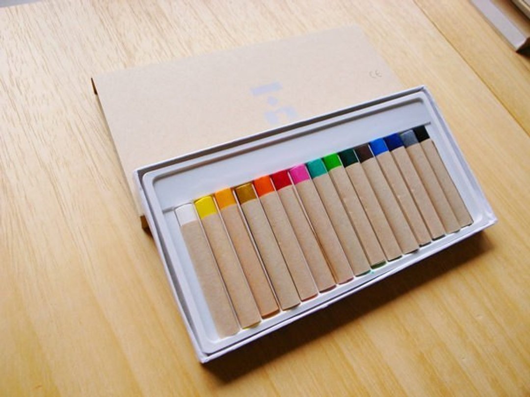 【IAN - Pure Plan】 绘布蜡笔 15 color 文具系列 - 其他 - 其他材质 多色