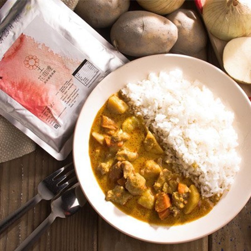 花莲家咖哩-手工南洋咖哩料理包八包组(椰香辣鸡、260g/包) - 健康/养生 - 其他材质 咖啡色