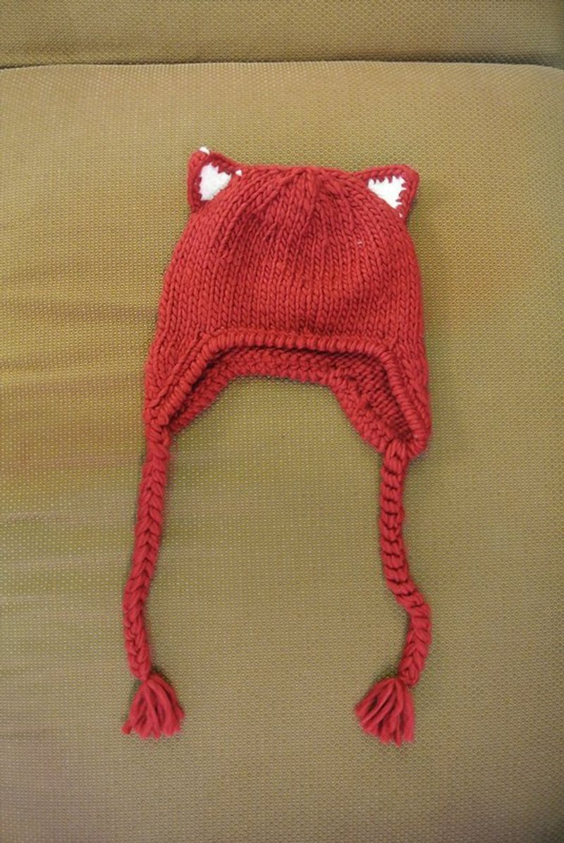 hi冬天．猫咪毛料帽 - 帽子 - 其他材质 