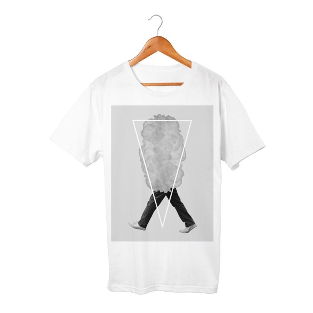 Cloudman T-shirt - 男装上衣/T 恤 - 棉 白色