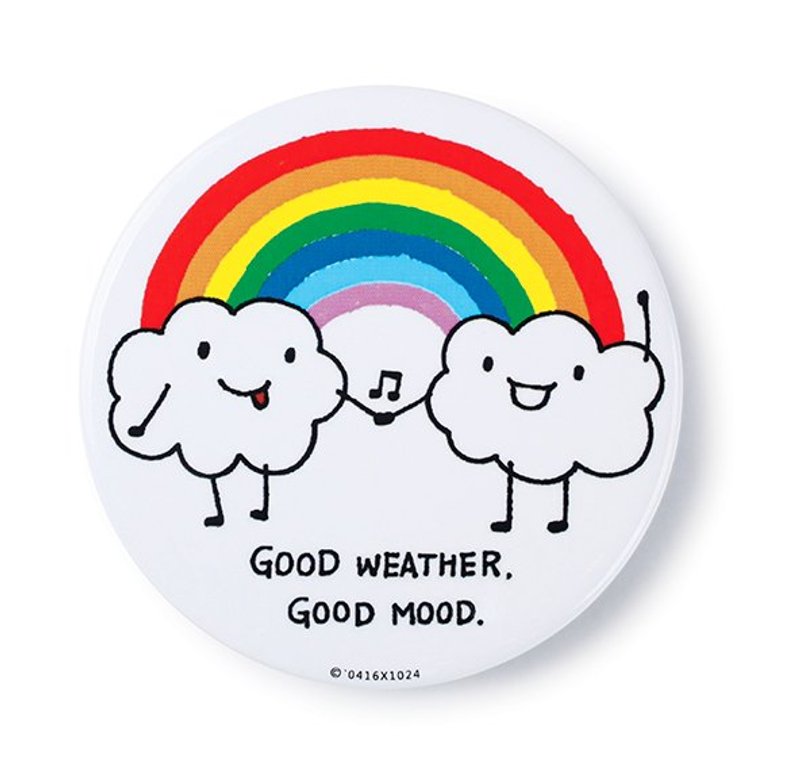 心情好好／徽章 - 徽章/别针 - 其他金属 多色