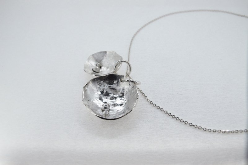 刻划爱情系列~[朝朝夕夕] 情人节对炼 - 项链 - 其他金属 白色