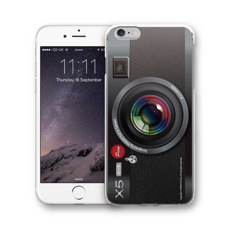 AppleWork iPhone 6/6S/7/8 原创设计保护壳 - 黑色相机 PSIP-127 - 手机壳/手机套 - 塑料 黑色