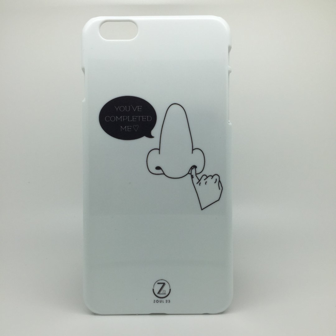 你，完整了我！－iphone6+手机壳 - 手机壳/手机套 - 纸 白色