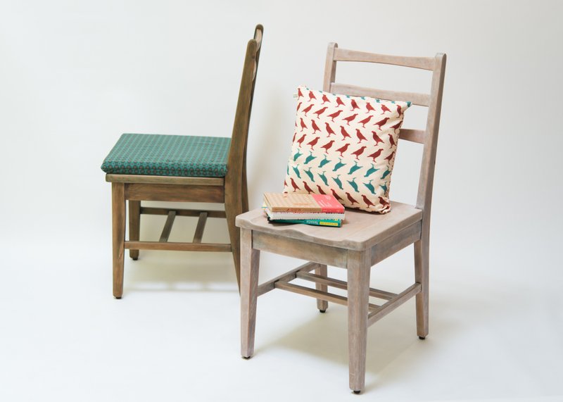 好读书椅＋舒服坐垫 - 椅子/沙发 - 木头 