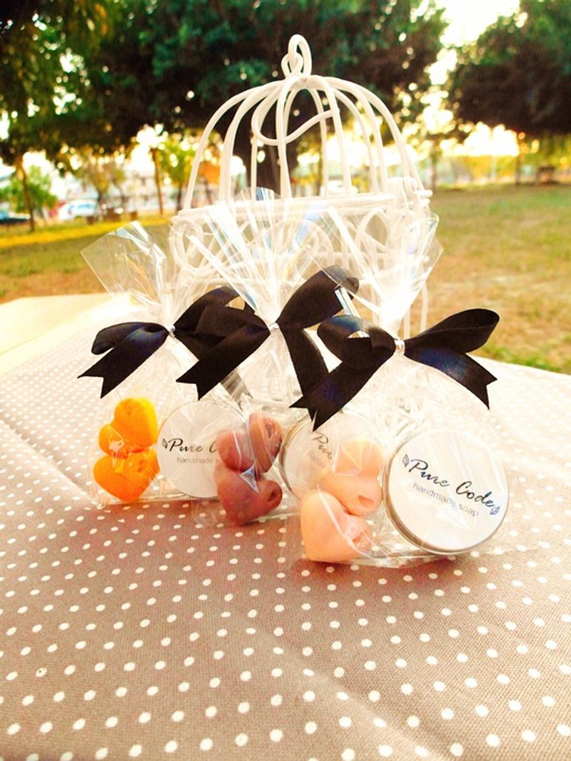 幸福❤圆滚滚爱心 X 婚礼小物 -随身皂(手工皂) - 香薰/精油/线香 - 植物．花 多色