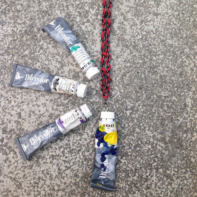 项链∞挤呀挤颜料 - 项链 - 其他金属 多色