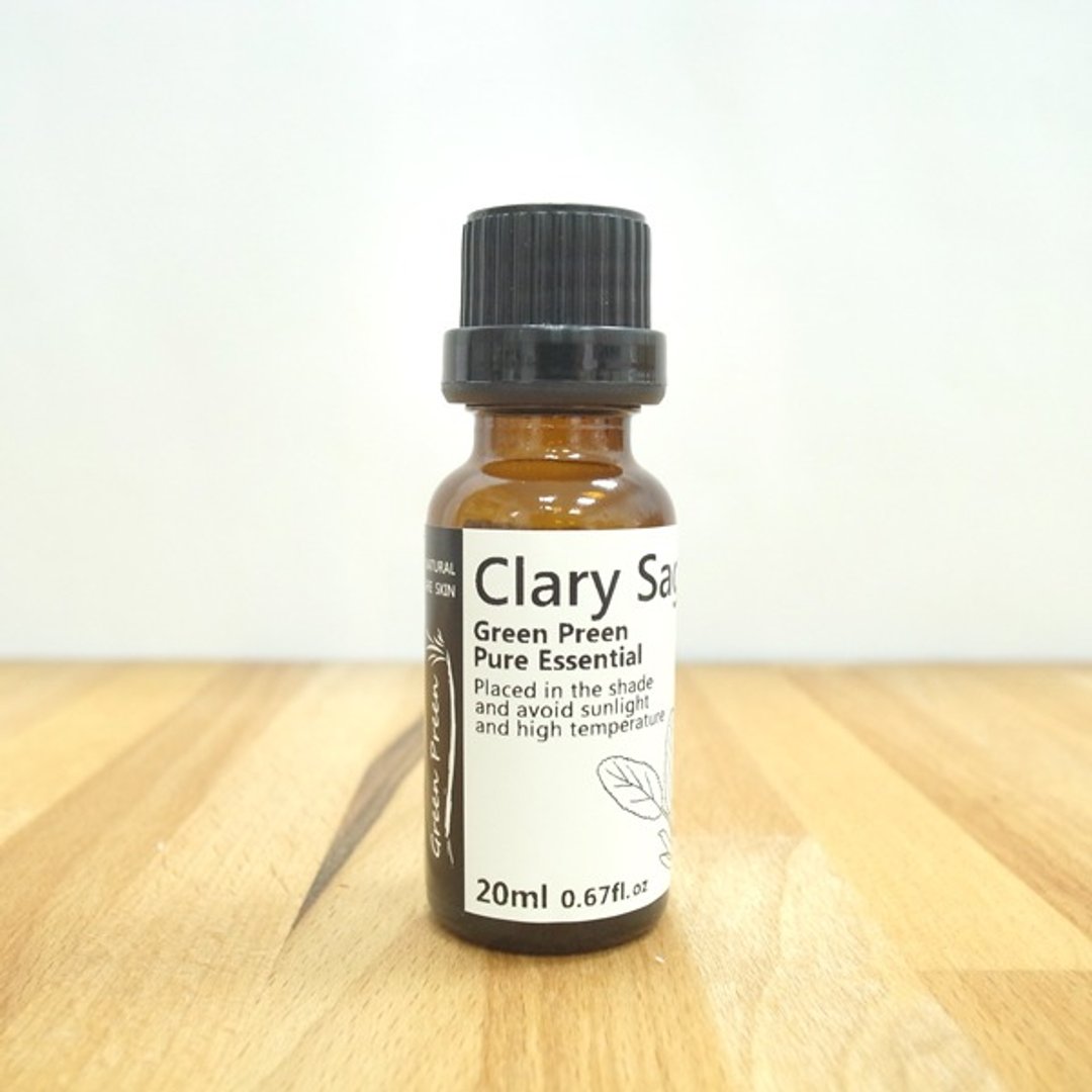 【绿机花园Green Plus】植物精油-快乐鼠尾草精油20ml - 香薰/精油/线香 - 其他材质 绿色