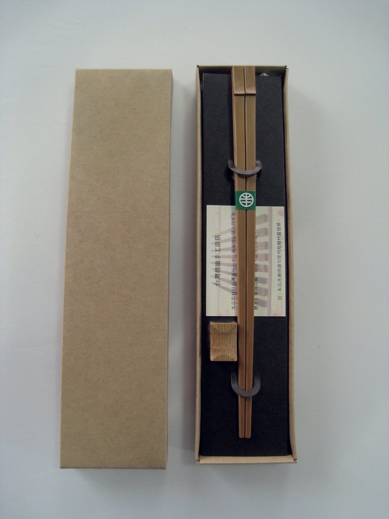 定制化雷雕礼品.Bamboo Fun。筷子，汤匙。特色竹节筷。竹餐具。生日礼，公司.旅行社赠礼! - 汤勺/锅铲 - 竹 咖啡色