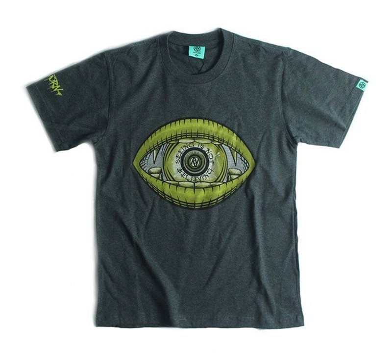 Arturn / S.I.N.B Tee - 男装上衣/T 恤 - 棉．麻 灰色