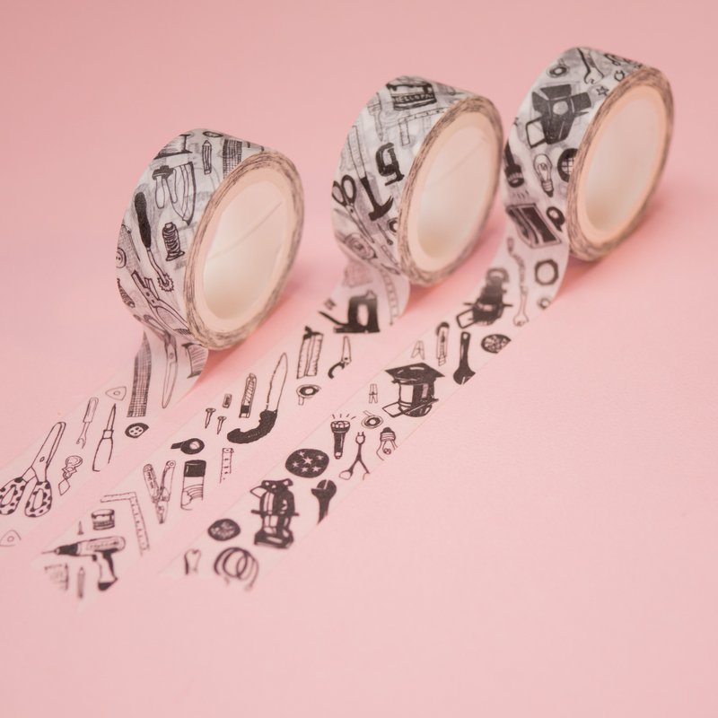 行动工具系列纸胶带  三款组合 - 纸胶带 - 纸 黑色