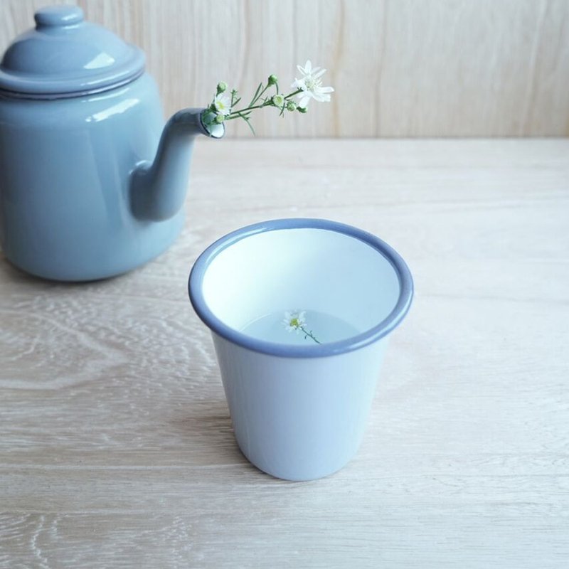 英国限量珐琅水杯 - 天空蓝 | FALCON - 茶具/茶杯 - 珐琅 蓝色