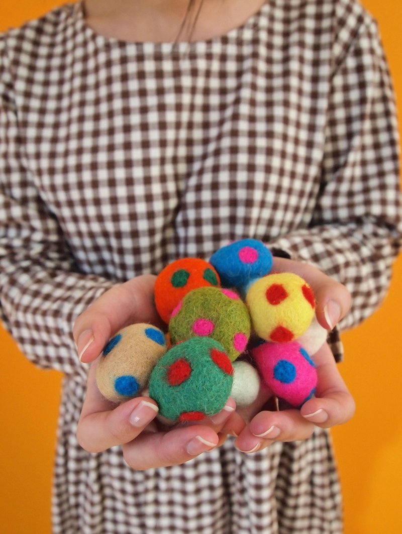 童话故事羊毛毡小香菇( I150546) 选色请私讯 - 胸针 - 其他材质 多色