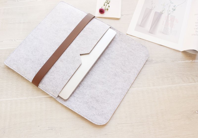 定制化 苹果 笔电包 13寸电脑包 Macbook 13.3 Pro Retina 014L - 平板/电脑保护壳 - 其他材质 灰色