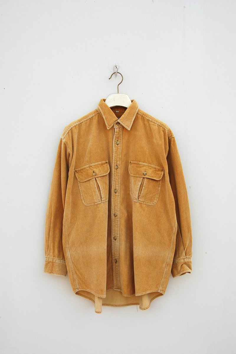 古着灯芯绒衬衫 - 女装衬衫 - 其他材质 