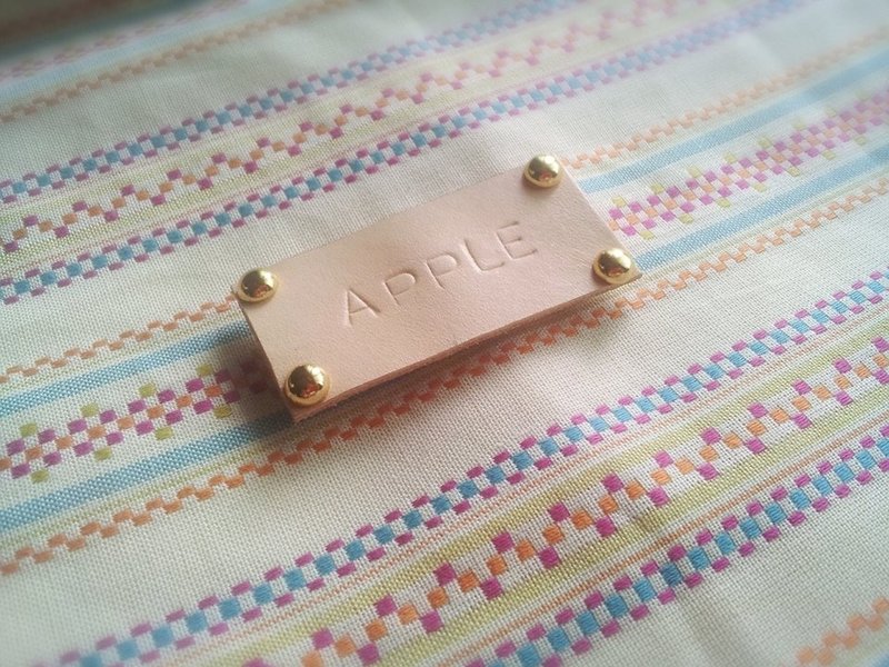 加购皮标 - 束口袋双肩包 - 其他材质 金色