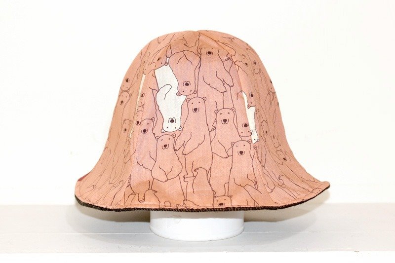 小牛村 Calf Village 渔夫帽 双面 {没有北极光} - 帽子 - 其他材质 橘色