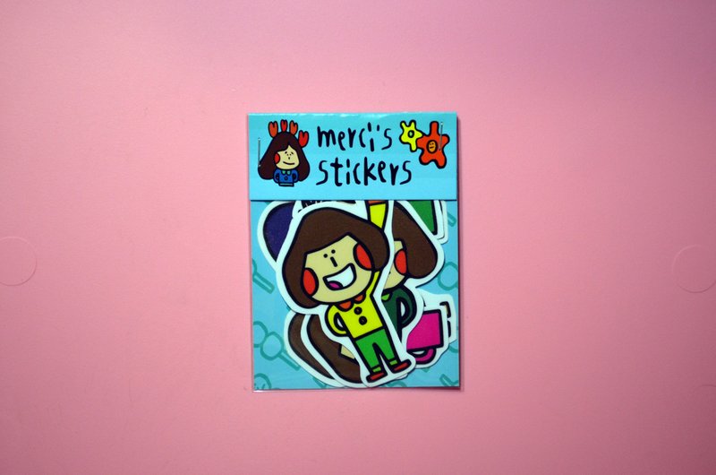 甜蜜蜜生活“贴纸组” - 贴纸 - 纸 多色