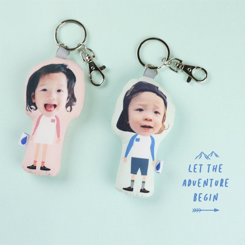 情人节 定制化礼物 人物吊饰 / 交换礼物 - 钥匙链/钥匙包 - 其他材质 多色