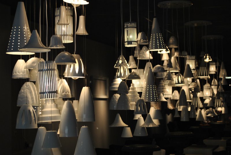 荷兰Leitmotiv 白色混装形状小吊灯 Leitmotiv Pendant Lamp Grande White-S - 灯具/灯饰 - 其他金属 白色