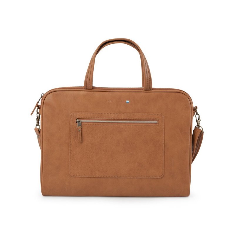 GOLLA 北欧芬兰时尚都会手提肩背包 Air handle sleeve fudge-G1672 - 手提包/手提袋 - 真皮 咖啡色