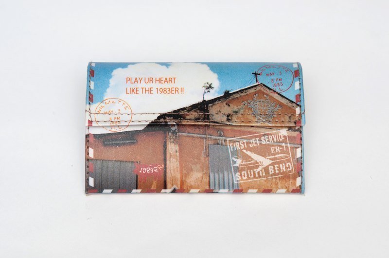 1983ER小纸包-旅行系列 澳门屋顶 - 皮夹/钱包 - 纸 多色