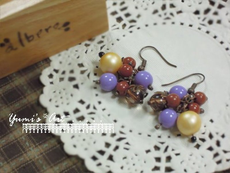 { 金黄之秋 } 耳饰 - 耳环/耳夹 - 其他材质 