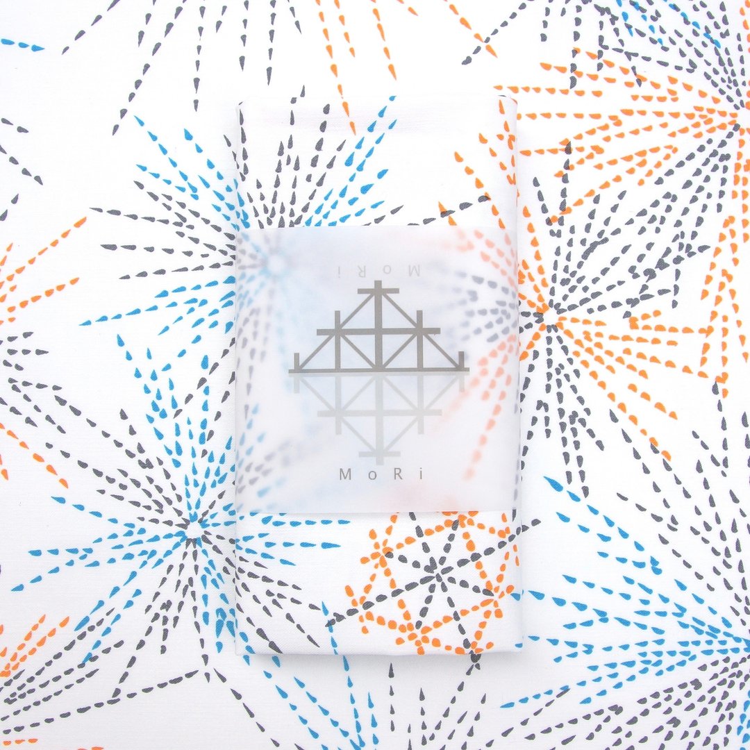 Textile : Hanabi (Orange) - 编织/刺绣/羊毛毡/裁缝 - 棉 橘色