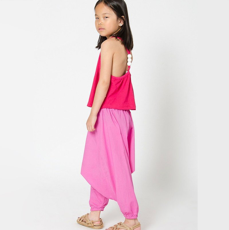 瑞典有机棉童装背心上衣2岁至10岁 红色 - 童装上衣 - 棉．麻 红色