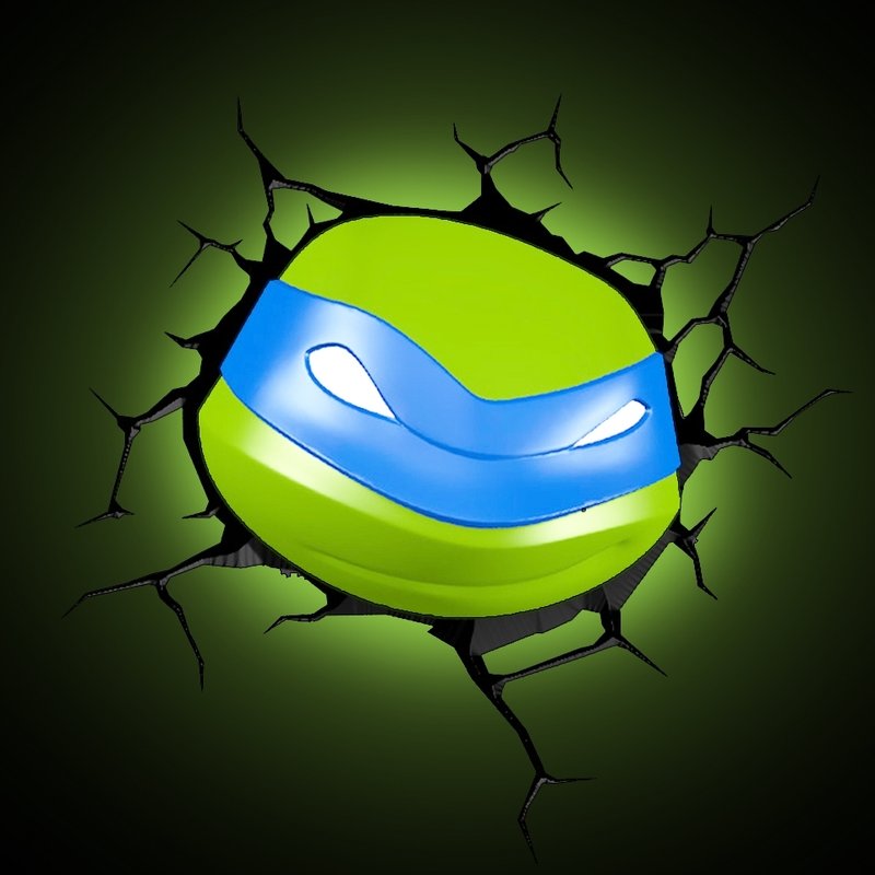 3D造型壁灯 - 忍者龟系列 李奥纳多 - 灯具/灯饰 - 塑料 蓝色