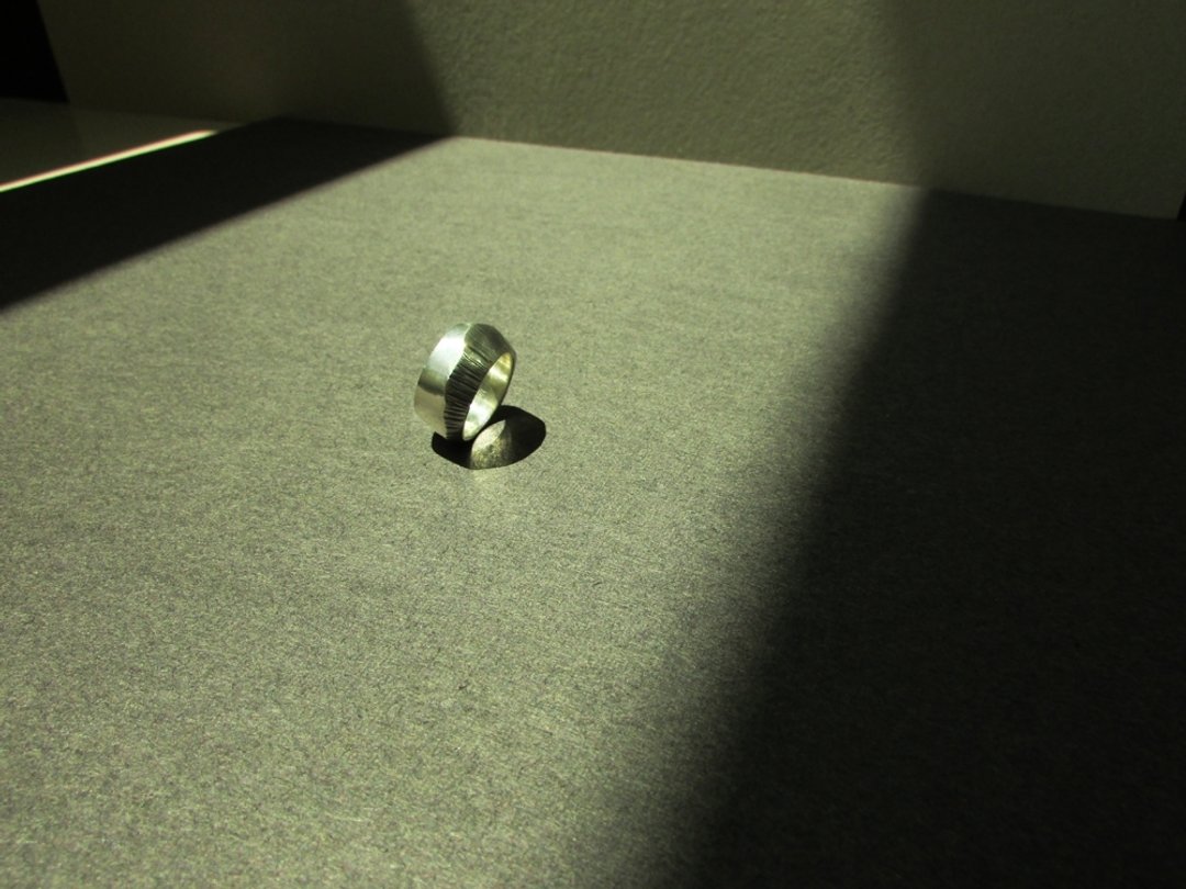 【出清品】 ridge ring_山棱戒指 设计师手工 包邮 婚戒 对戒 - 对戒 - 其他金属 银色