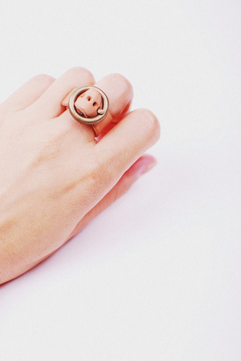 爱。永不止息---真皮戒指 - 戒指 - 真皮 多色