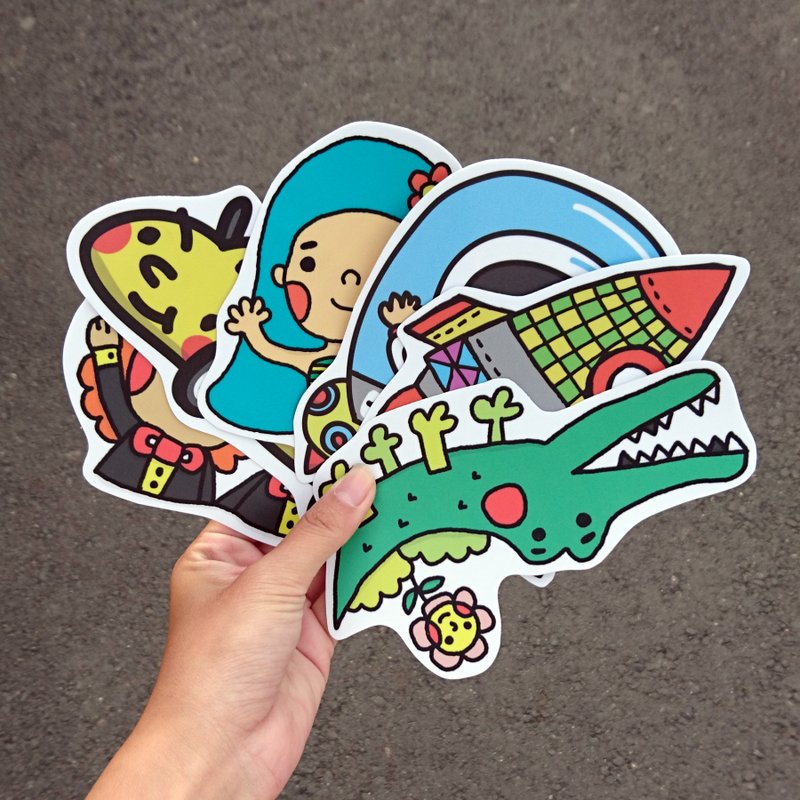 大张贴纸单张挑选区 - 贴纸 - 纸 多色