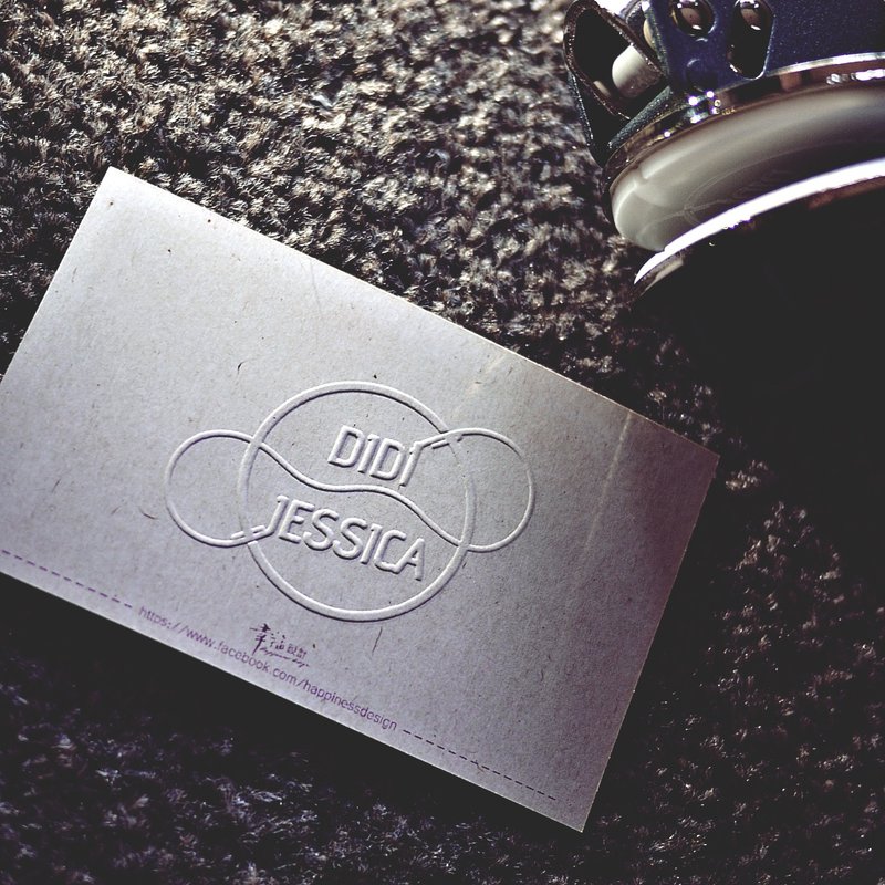 (幸)袖珍型钢印A-定制化浮雕/打凸/压印/防伪婚喜帖贴纸名片证书 - 喜帖 - 其他金属 