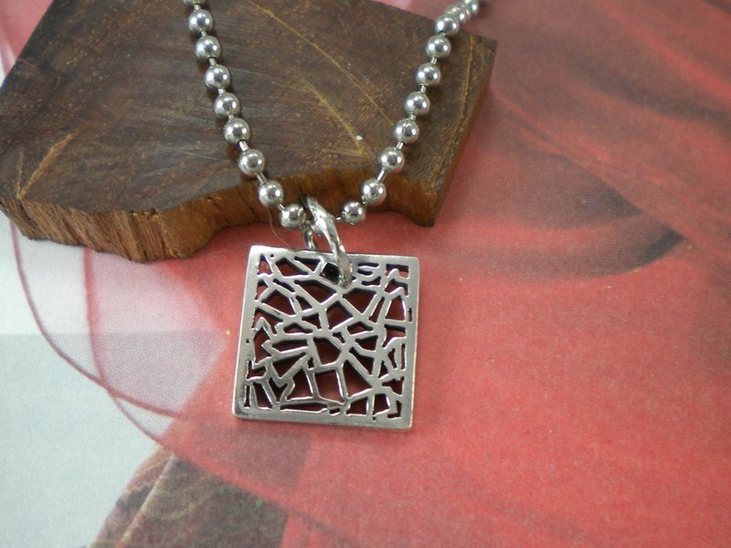 现代中国风系列 New China Collection -小雅竹墬(不含链) - 项链 - 其他金属 灰色